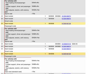 bontott BMW 5 E60 Ülés Elektronika