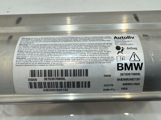 bontott BMW 5 E60 Utasoldali Légzsák