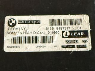 bontott BMW 5 E61 Komfort Elektronika