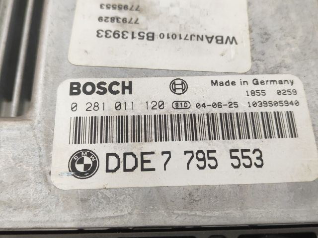 bontott BMW 5 E61 Motorvezérlő