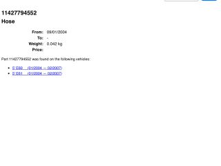 bontott BMW 5 E61 Turbó Olajcső