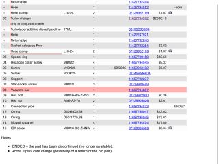 bontott BMW 5 E61 Turbó Vákum Szelep