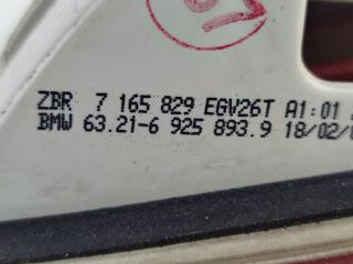 bontott BMW 5 E61 Bal Belső Hátsó Lámpa