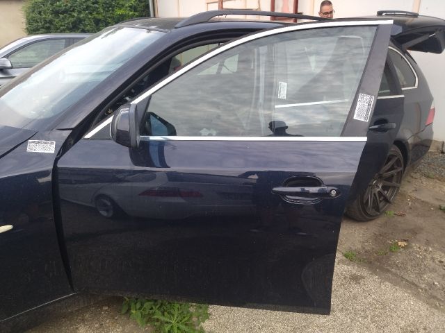 bontott BMW 5 E61 Bal első Ajtó (Üres lemez)
