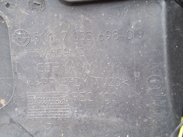 bontott BMW 5 E61 Első Lökhárító (Részeivel)