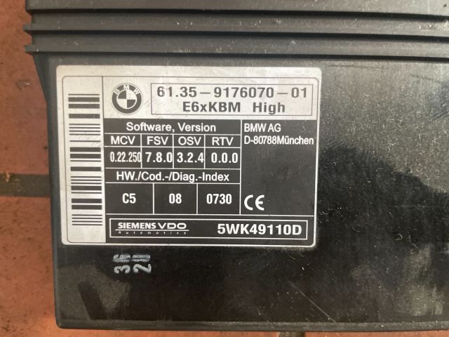 bontott BMW 5 E61 Komfort Elektronika