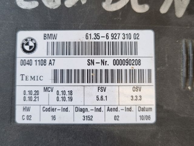 bontott BMW 5 E61 Ülés Elektronika