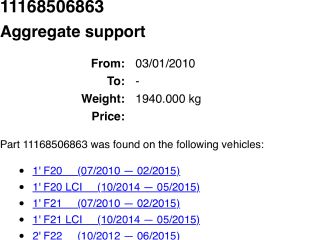 bontott BMW 5 F10 Generátor Tartó Bak