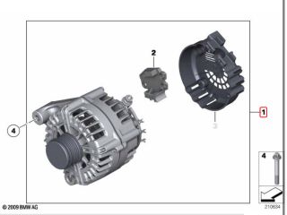 bontott BMW 5 F10 Generátor