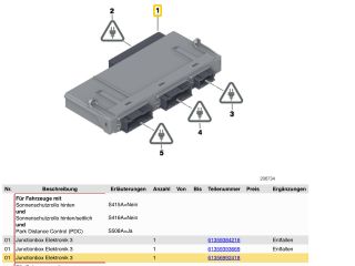 bontott BMW 5 F10 Komfort Elektronika