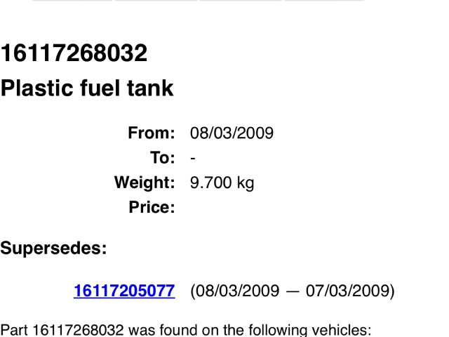 bontott BMW 5 F10 Tank