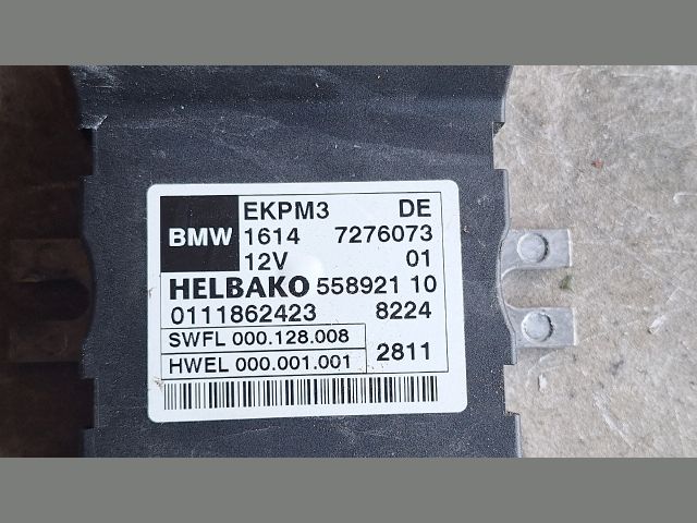 bontott BMW 5 F10 Üzemanyag Szivattyú Relé