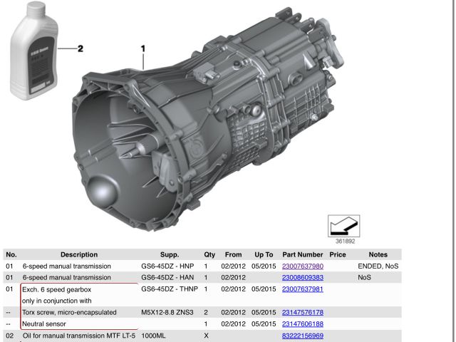 bontott BMW 5 F10 Váltó (Mechanikus)