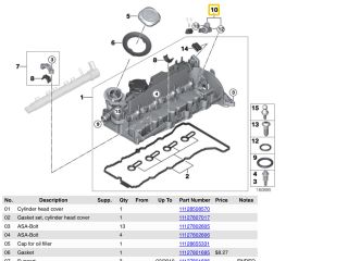 bontott BMW 5 F10 Vezérműtengely Fordulatszám Jeladó