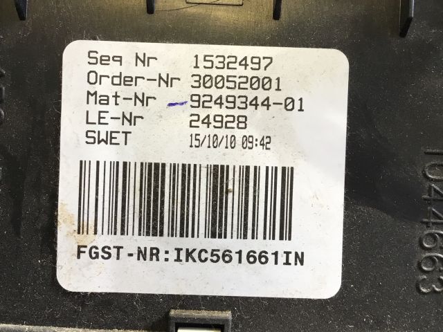 bontott BMW 5 F10 Kilométeróra