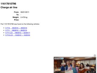 bontott BMW 5 F10 Turbócső