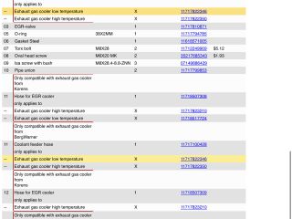 bontott BMW 5 F10 EGR Hűtő