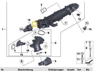 bontott BMW 5 F10 Fojtószelep (Elektromos)