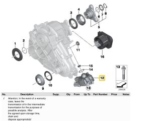 bontott BMW 5 F10 Osztómű Vezérlő Modul