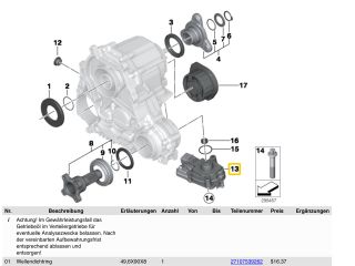 bontott BMW 5 F10 Osztómű Vezérlő Modul