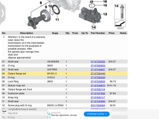bontott BMW 5 F10 Osztómű