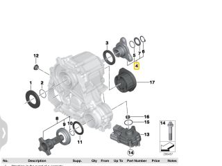 bontott BMW 5 F10 Osztómű