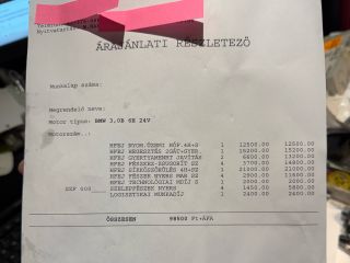 bontott BMW 5 F10 Hengerfej