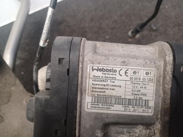 bontott BMW 5 F10 Állófűtés (Részeivel)