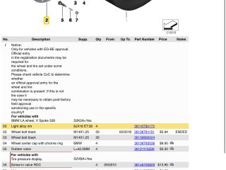bontott BMW 5 F10 Alufelni (1 db)