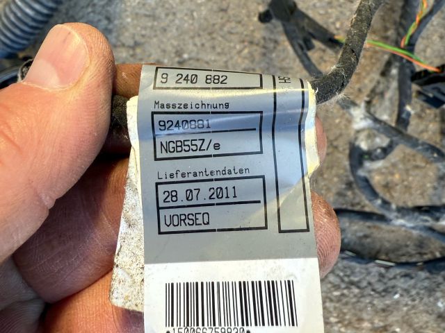 bontott BMW 5 F10 Bal első Ajtó Kábelköteg