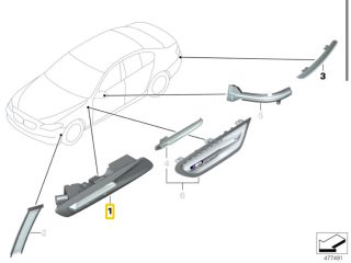 bontott BMW 5 F10 Bal első Irányjelző
