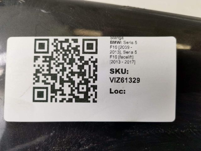 bontott BMW 5 F10 Bal első Küszöb Díszléc