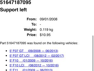 bontott BMW 5 F10 Bal első Lökhárító Merevítő Tartó (Fém)