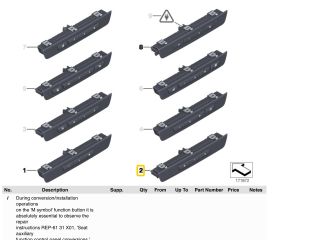bontott BMW 5 F10 Bal első Ülésállító Kapcsoló