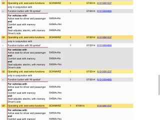 bontott BMW 5 F10 Bal első Ülésállító Kapcsoló