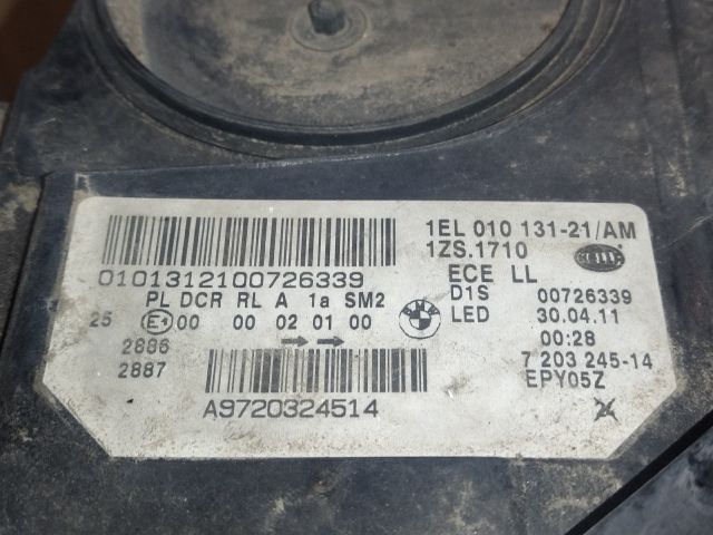 bontott BMW 5 F10 Bal Xenon Fényszóró