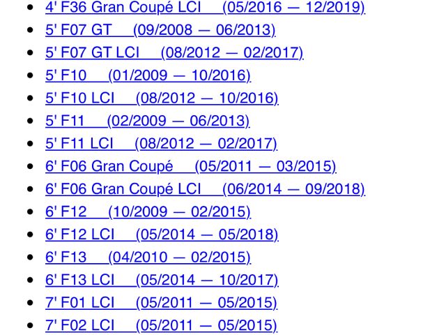 bontott BMW 5 F10 Belső Visszapillantó Tükör