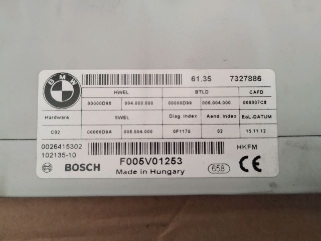 bontott BMW 5 F10 Elektronika (Magában)