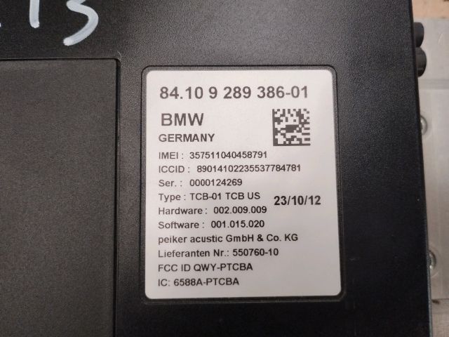 bontott BMW 5 F10 Elektronika (Magában)