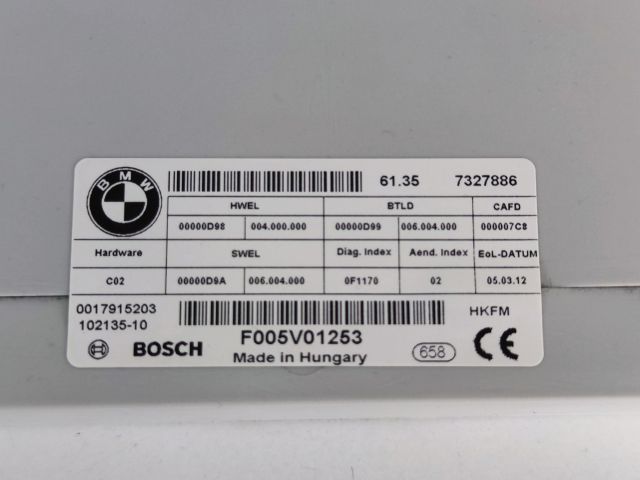 bontott BMW 5 F10 Elektronika (Magában)
