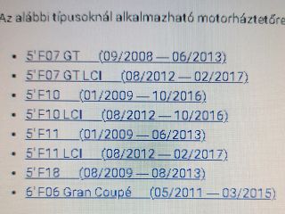 bontott BMW 5 F10 Első Embléma