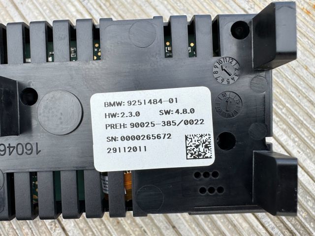 bontott BMW 5 F10 Fűtéskapcsoló (digit klímás)