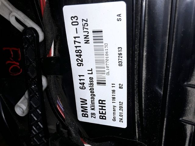 bontott BMW 5 F10 Fűtőmotor (Klímás)