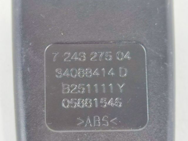 bontott BMW 5 F10 Hátsó középső Biztonsági Öv Csat