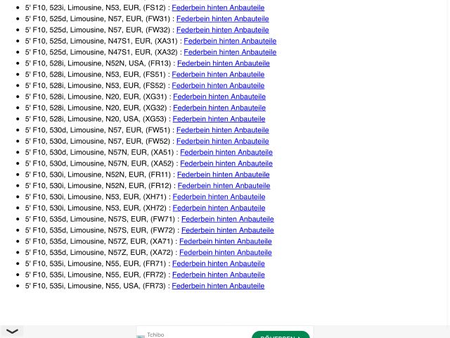 bontott BMW 5 F10 Hátsó Lengéscsillapító (Pozíciófüggetlen)