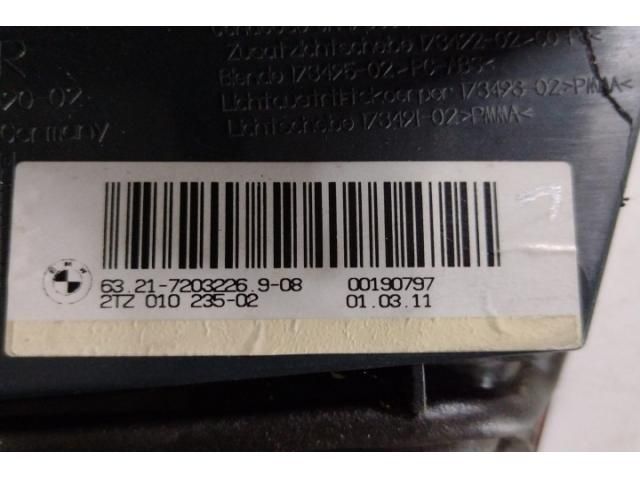 bontott BMW 5 F10 Jobb Belső Hátsó Lámpa