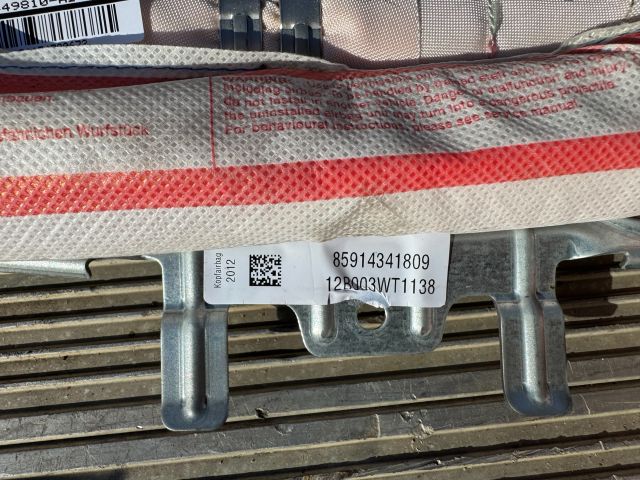 bontott BMW 5 F10 Jobb első Függöny Légzsák