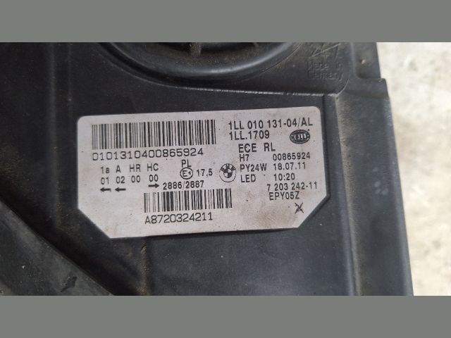 bontott BMW 5 F10 Jobb Fényszóró