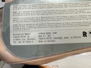 bontott BMW 5 F10 Jobb Függönylégzsák és Oldallégzsák