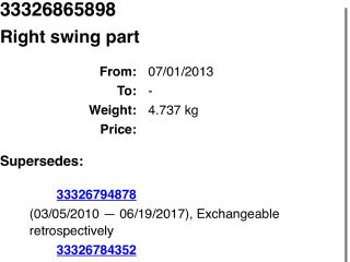 bontott BMW 5 F10 Jobb hátsó Alsó Hátsó Lengőkar